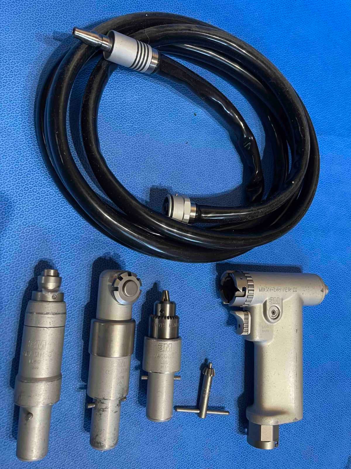 3М maxi driver пневмо комплект (силовий інструмент+шланг+3 насадки+ключ).